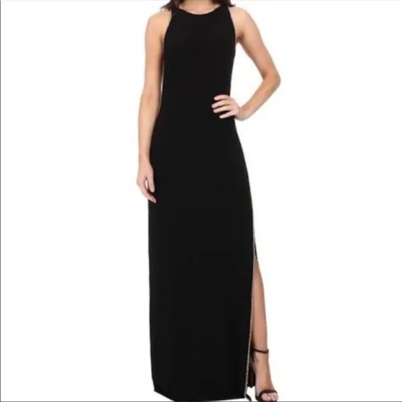 rachel zoe black and gold dress One Shoulder Zebra Print Dress main image 0